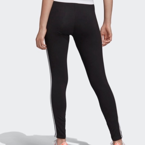 Adidas Black 3-Stripes Leggings - Picture 2 of 5